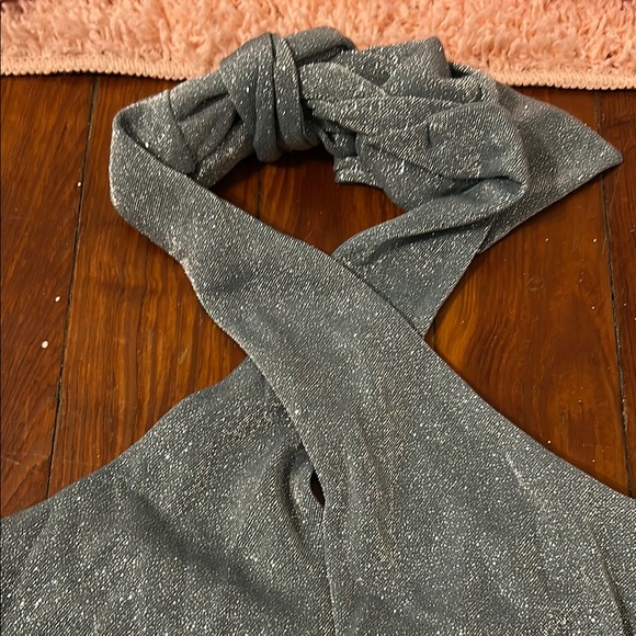 Windsor Silver Halter Top - Picture 2 of 3